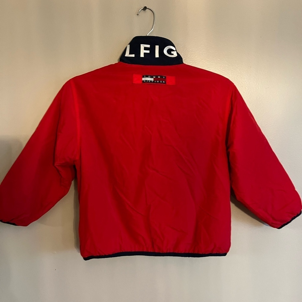 Tommy Hilfiger Red and Blue Puffer Jacket - Picture 3 of 8
